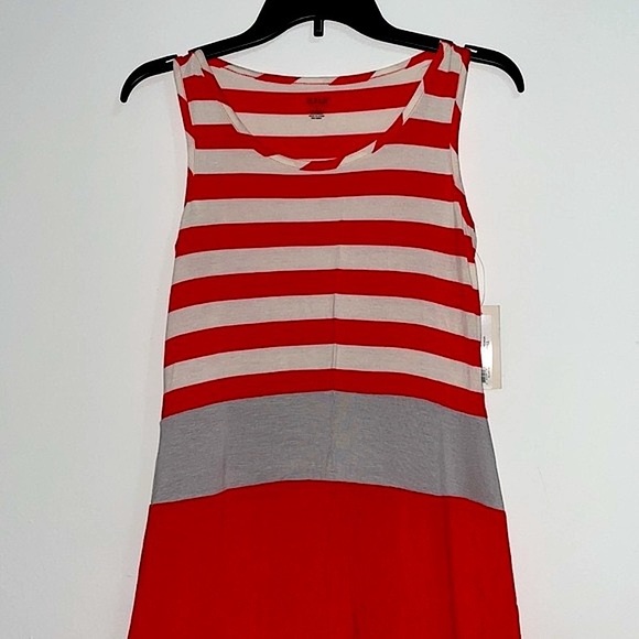 a.n.a. Stripped Sleeveless Maxi Dress - Picture 3 of 12